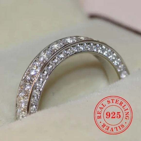 🆕Sterling Silver Band Ring - Picture 4 of 5